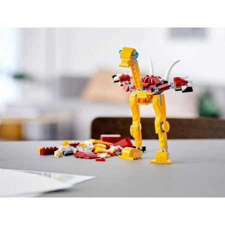 LEGO Creator 3w1 31112 Dziki Lew Struś i Guziec